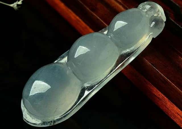 冰种A货翡翠四季豆