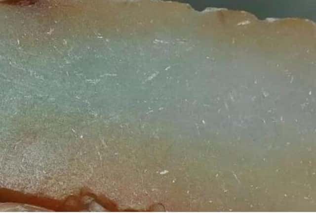 翡翠内部的翠性