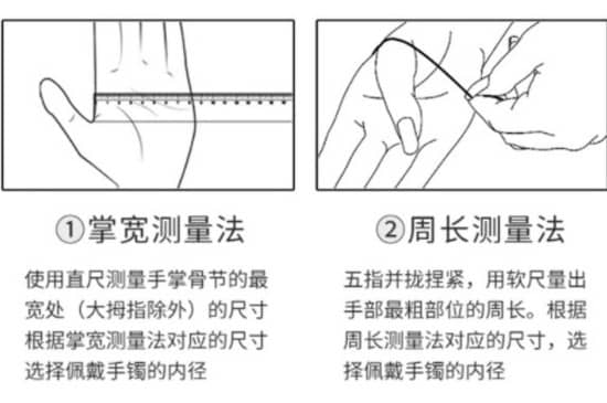 怎样测量手镯圈口