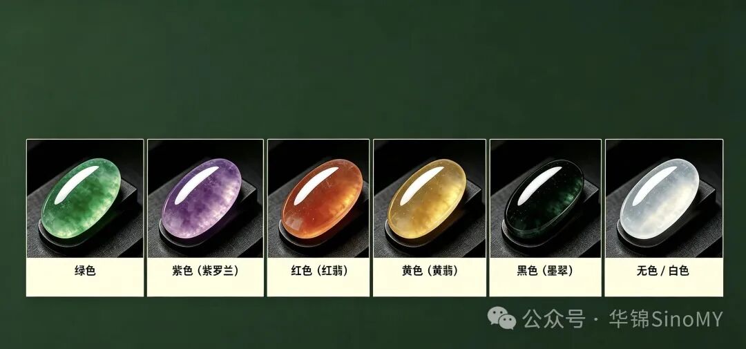 翡翠不止绿色！最全翡翠色系科普，终于懂了紫罗兰翡翠为什么贵到离谱